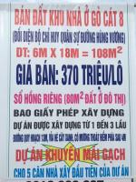 Bán đất khu nhà ở Gò Cát 8